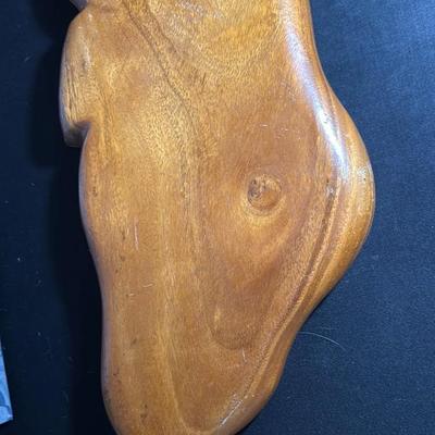 Wooden Leaf-Shaped Serving Dish