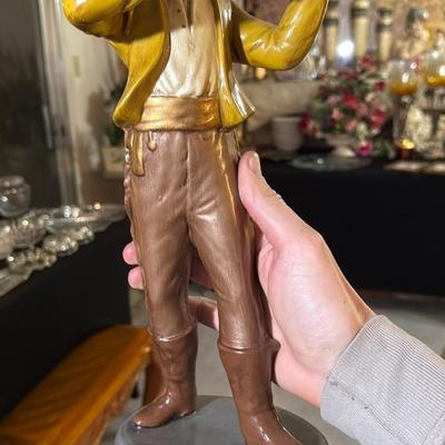 Porcelain Violin Player Figurine