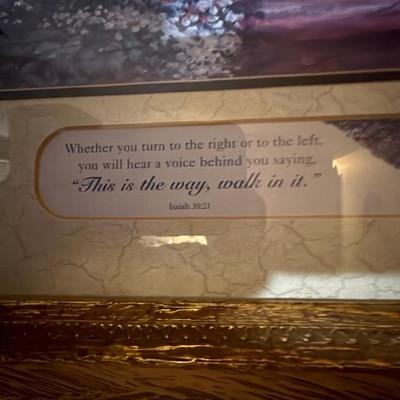 Framed Garden Pathway Art