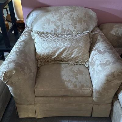 Elegant Floral Armchair