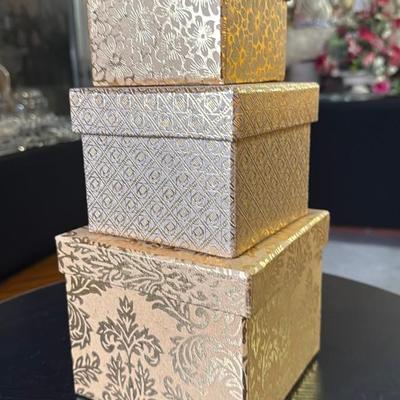 Decorative Stacking Boxes Set
