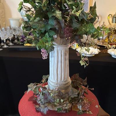 Decorative Floral Column Arrangement