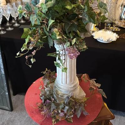 Decorative Floral Column Arrangement
