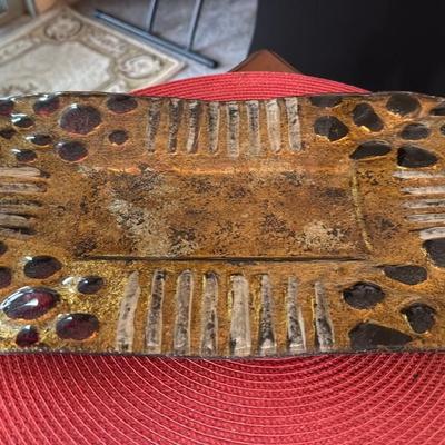 Ceramic and Glass Decorative Tray