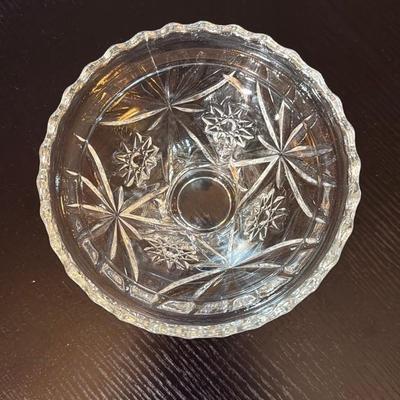 Crystal Cut Glass Bowl