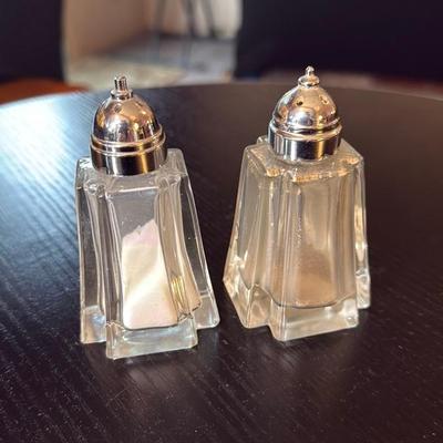 Glass Salt and Pepper Shakers