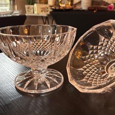 Cut Glass Covered Compote