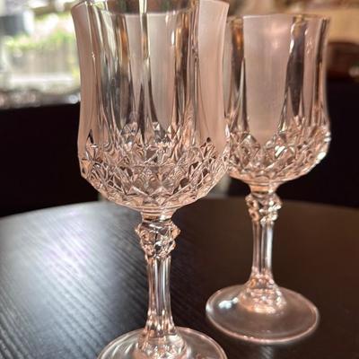 Crystal Wine Glasses Set of Two