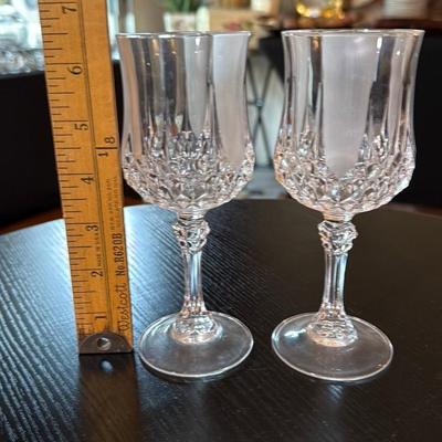 Crystal Wine Glasses Set of Two
