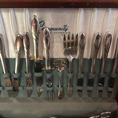 Community Silverplate Flatware Set