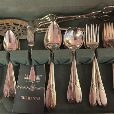 Community Silverplate Flatware Set
