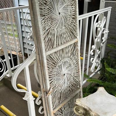 Elegant Woven Room Divider