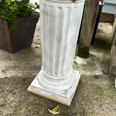 Classic White Pedestal Stand
