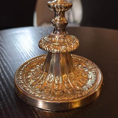 Antique Brass Candle Holder