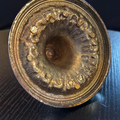 Antique Brass Candle Holder