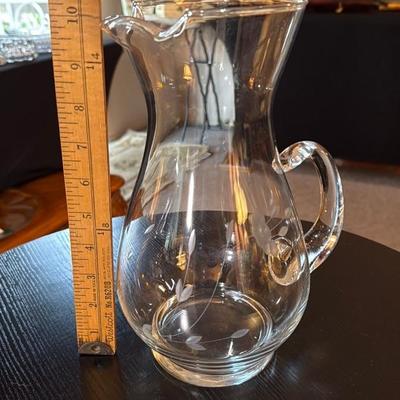 Clear Glass Pitcher