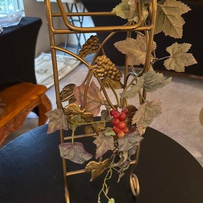 Decorative Metal Wine Rack