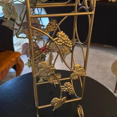 Decorative Metal Wine Rack