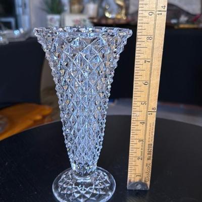 Crystal Cut Glass Vase