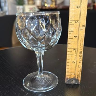 Crystal Patterned Wine Glass