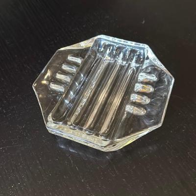 Clear Glass Ashtray