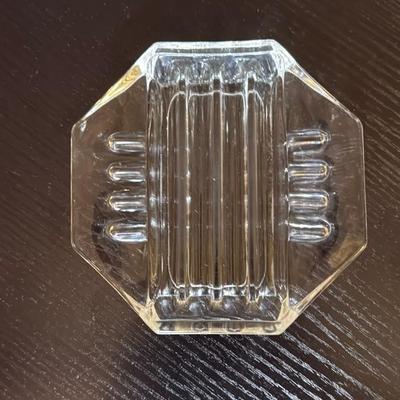 Clear Glass Ashtray