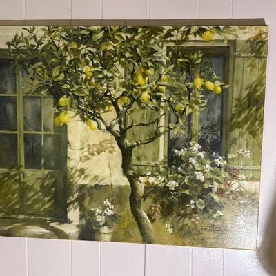 Lemon Tree Canvas Painting