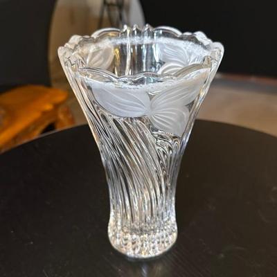 Decorative Clear Glass Vase