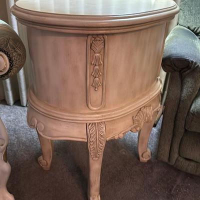 Elegant Carved Nightstand