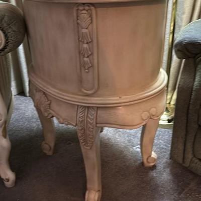 Elegant Carved Nightstand