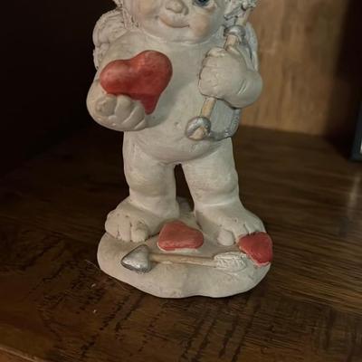 Cherubic Heart Figurine