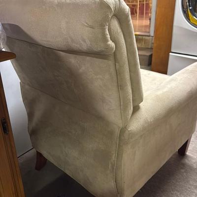 Plush Beige Armchair