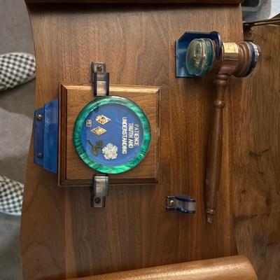 Masonic Gavel Plaque