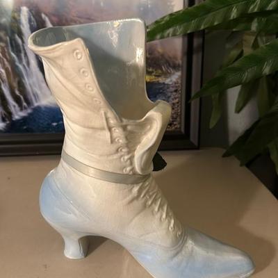 Decorative Ceramic Boot Vase