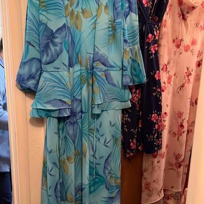 Blue Floral Maxine of Hollywood Dress