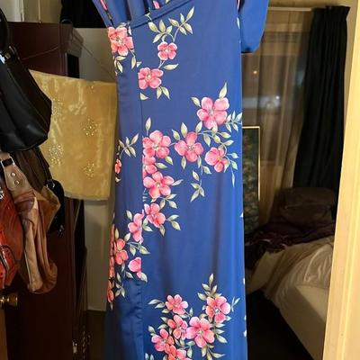 Floral Blue Dress