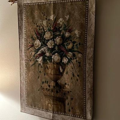 Floral Tapestry Wall Hanging