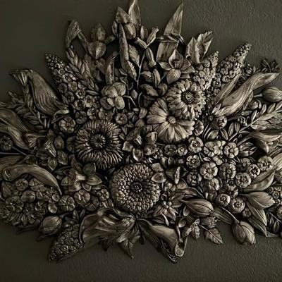 Floral Wall Sculpture