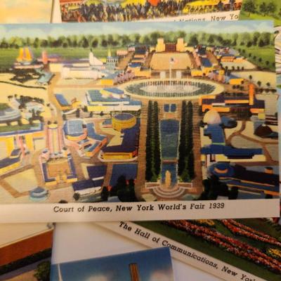 New York World's Fair Miniature Postcards