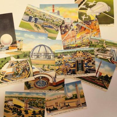 New York World's Fair Miniature Postcards