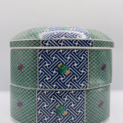 Three Tier Tea Utensil Ceramic Storage