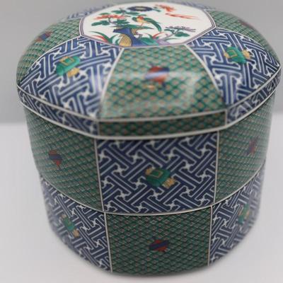 Three Tier Tea Utensil Ceramic Storage