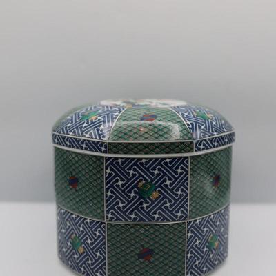 Three Tier Tea Utensil Ceramic Storage