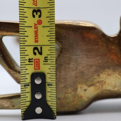 Solid Brass Deer Laying Down