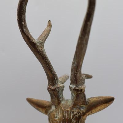 Solid Brass Deer Laying Down