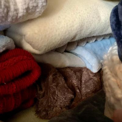 LOT 1 Z: Large Bedding Collection; Throw Pillows, Sheets, Pillowcases, Quilts, Throw Blankets, & More!