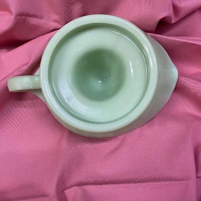 Vintage Glass Jadeite Juicer