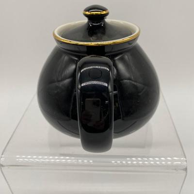 Hall Vintage Teapot with gold accents