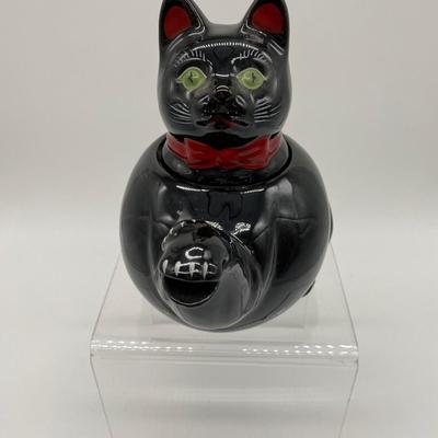 Black Cat Staffordshire Teapot