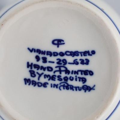 DELFT Hand Painted Viana Do Castelo Pitcher Jug